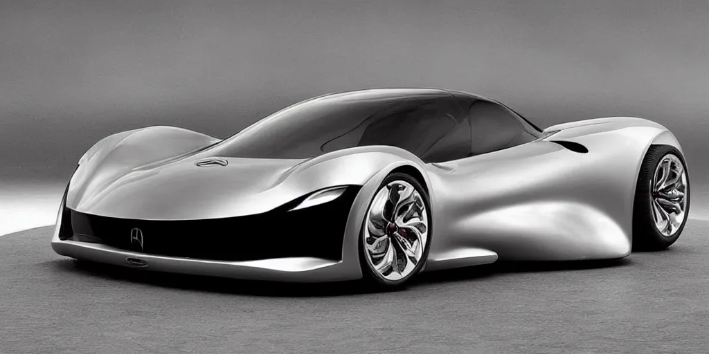 Image similar to a concept super car made by apple