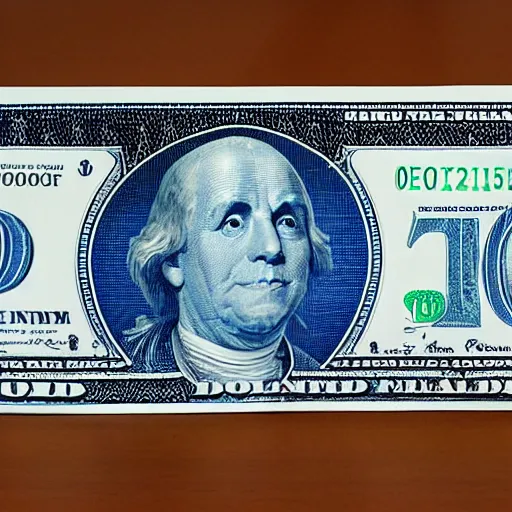 Image similar to blue 20 dollar bill