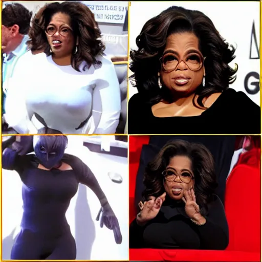 Prompt: oprah alien xenomorph