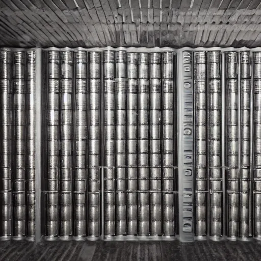 Image similar to a large open bank vault with thousands of pill capsules spilling out