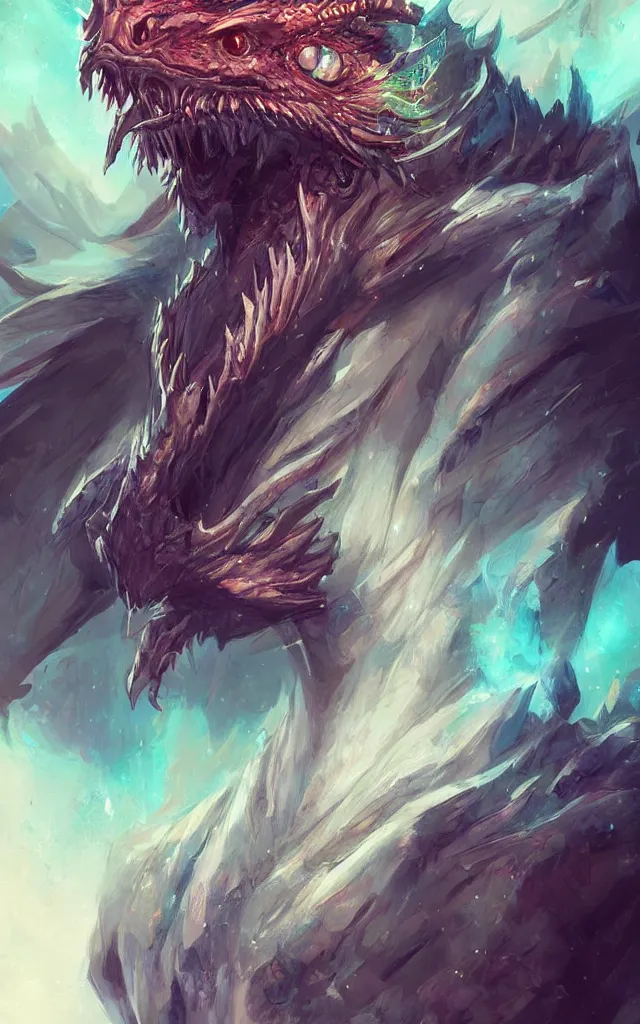 Prompt: digital art, centered portrait dragon by ross tran, ultra - detailed, character design, concept art, trending on artstation,