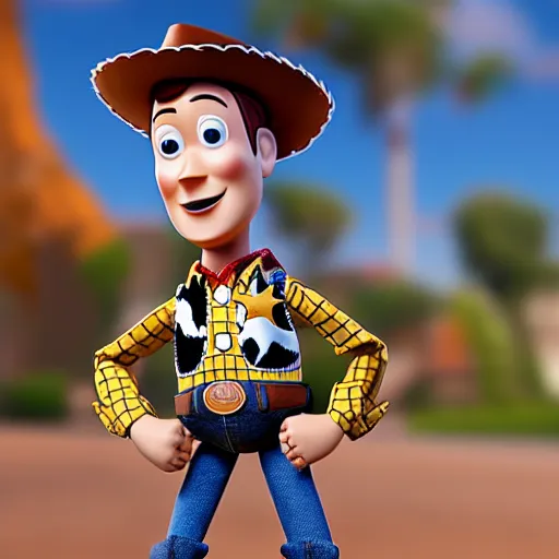 Image similar to woody from toy story as a real person, 4k, high detail, high-resolution photograph, professional photography, ultra-detail. real person