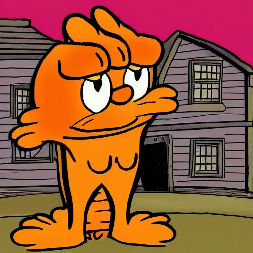 Image similar to cartoon garfield