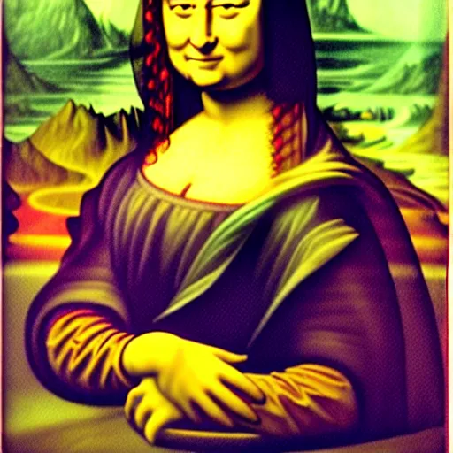 Prompt: big fat overweight, muscles, muscle overweight stereoids, bodybuilder mona lisa, by davinci