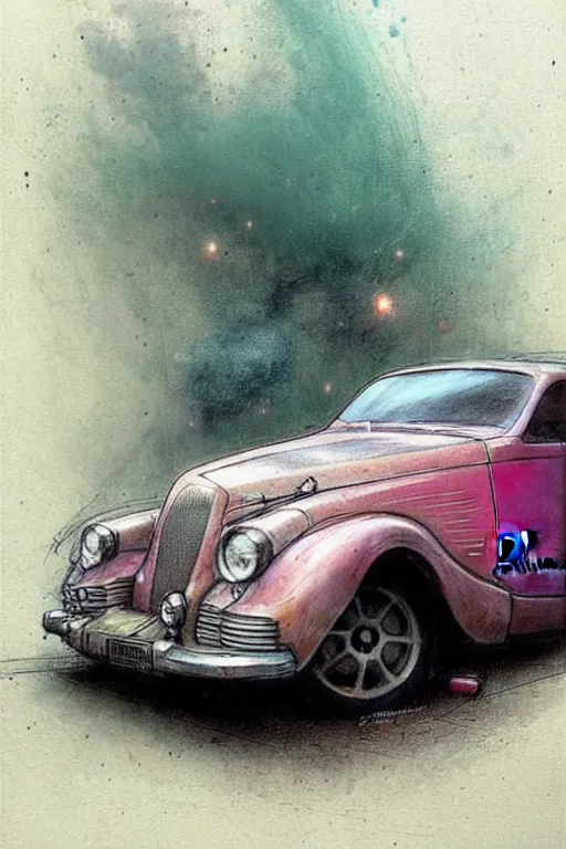 Image similar to (((((2050s neon car . muted colors.))))) by Jean-Baptiste Monge !!!!!!!!!!!!!!!!!!!!!!!!!!!