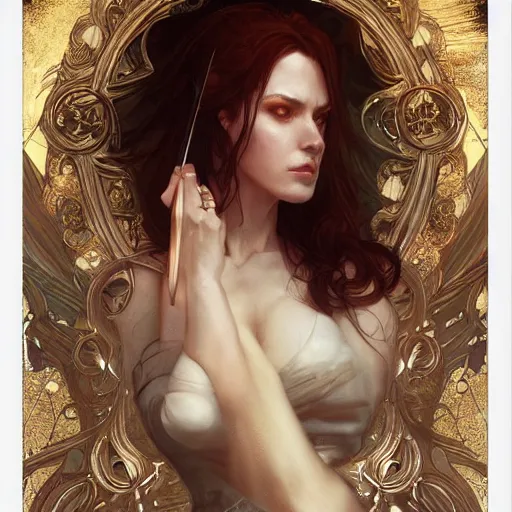 Prompt: Melina from elden ring D&D, fantasy, intricate, elegant, highly detailed, digital painting, artstation, concept art, smooth, sharp focus, illustration, art by artgerm and greg rutkowski and alphonse mucha