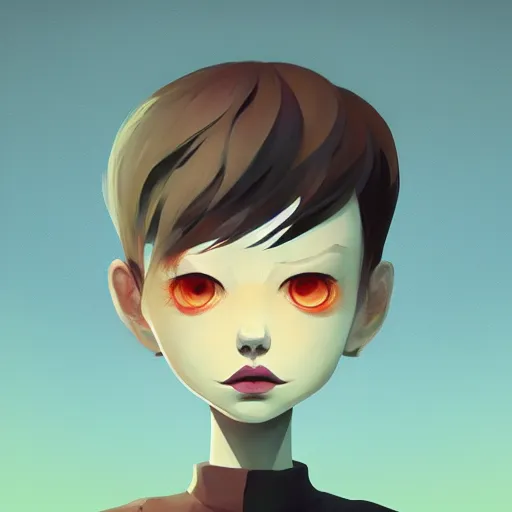 Prompt: face icon stylized minimalist ahh! real monsters, loftis, cory behance hd by jesper ejsing, by rhads, makoto shinkai and lois van baarle, ilya kuvshinov, rossdraws global illumination