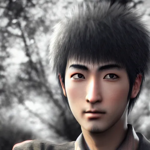 Prompt: Mishima, Realistic, HDR, HDD, 8K, Profile Picture