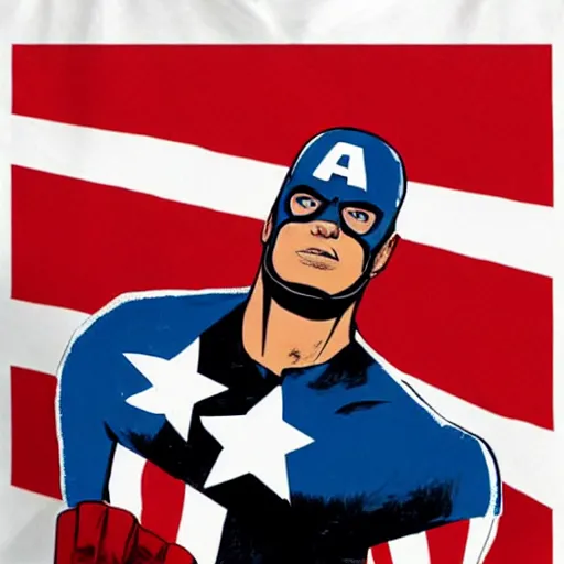 Image similar to captain america obama