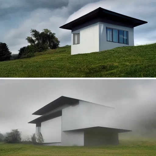 Image similar to house in the cloud