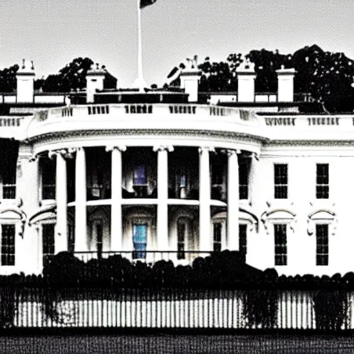 Prompt: the White House in Bagdad