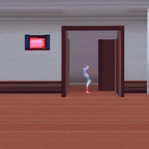 Image similar to 1 9 9 7 screenshot of american psycho on nintendo 6 4