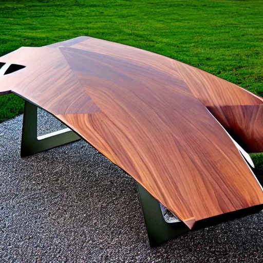 Image similar to a table in a shape of a car