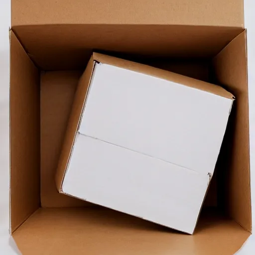 Image similar to fragile cardboard box, image white background, damaged box