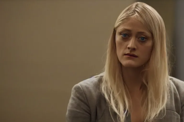 Prompt: A film still of an Olivia Taylor Dudley in Basic Instinct, high detail