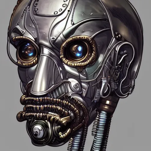 Image similar to portrait of cybernetic kanye west, biomechanical, steampunk, art by joe mudureira + Tim Shumate + Ross Tran