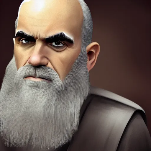 Prompt: Ben Bernanke as Saruman, digital art, cgsociety, artstation, trending, 4k