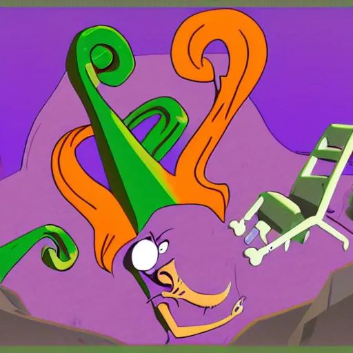 Image similar to day of the tentacle