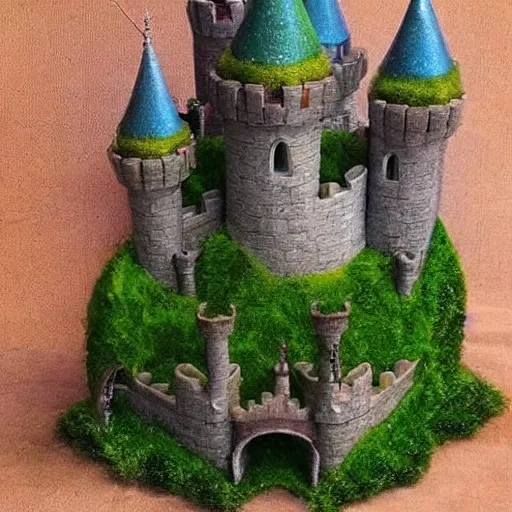 Image similar to a fairy castle for my mother