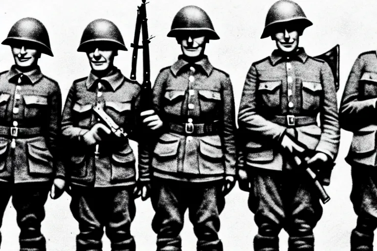 Image similar to minions as german soldiers in ww 2