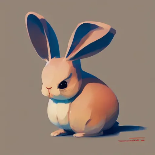 Prompt: goro fujita illustration of a cute bunny, art by goro fujita, ilustration, concept art, sharp focus, artstation and deviantart