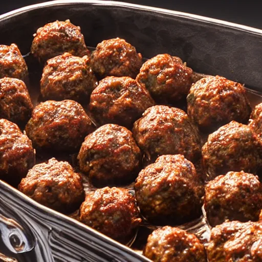 Prompt: meatball battleship, intricate details, dramatic lighting, rendered in 4 k