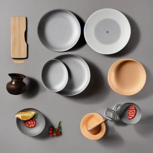 Prompt: iitala kitchenware in the style of Virginia Woolf