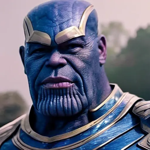 Prompt: Tunku Abdul Rahman as Thanos, movie still, cinematic