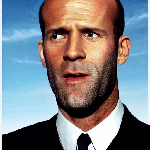 Prompt: The Truman Show starring Jason Statham,