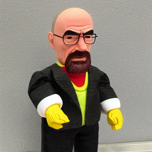 Prompt: Walter white mcdonald toy