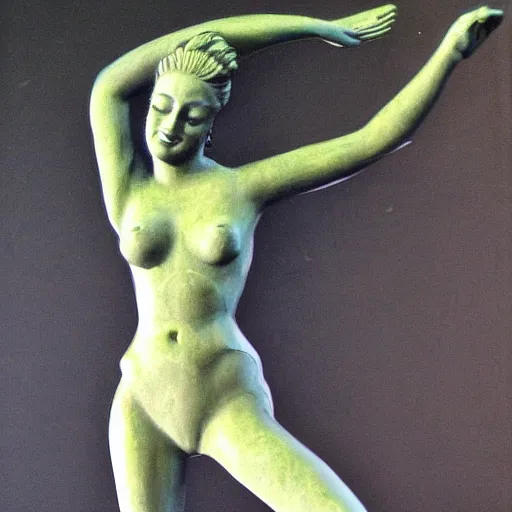 Image similar to statue of dancing girl by carole a. feuerman