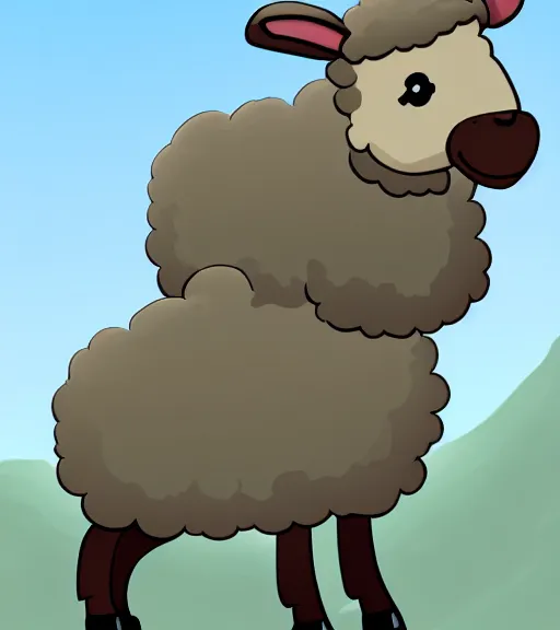 Image similar to george s patton as a sheep, trending on furaffinity