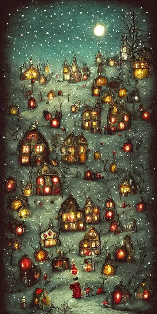 Image similar to a christmas scene by alexander jansson