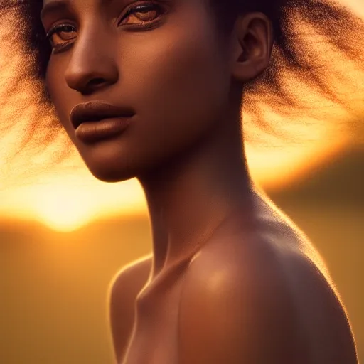 Prompt: photographic portrait of a stunningly beautiful malian renaissance female in soft dreamy light at sunset, contemporary fashion shoot, by edward robert hughes, annie leibovitz and steve mccurry, david lazar, jimmy nelsson, breathtaking, 8 k resolution, extremely detailed, beautiful, establishing shot, artistic, hyperrealistic, beautiful face, octane render