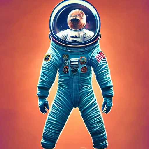 Prompt: an astronaut lost in the 4th dimension of the coffee universe, realistic digital art, 4k, art station, high quality