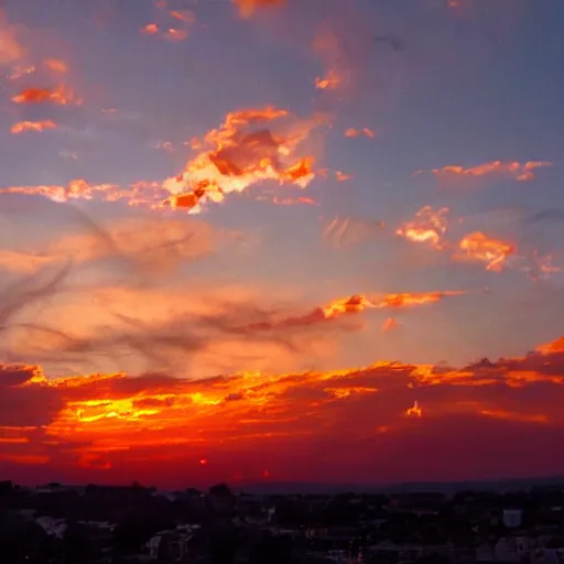 Image similar to shape of virgin mary face in sunset clouds