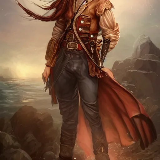 steampunk ship captain