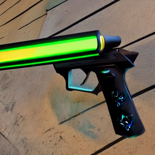 Image similar to razer rgb gun