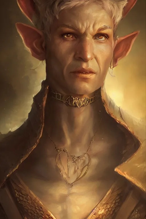 Prompt: dungeons and dragons elder old elf character closeup portrait, dramatic light, dungeon background, 2 0 0 mm focal length, painted by stanley lau, painted by greg rutkowski, painted by stanley artgerm, brom, digital art, trending on artstation