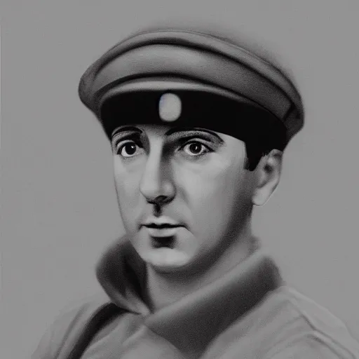 Image similar to portrait of dziga vertov, hyper realistic