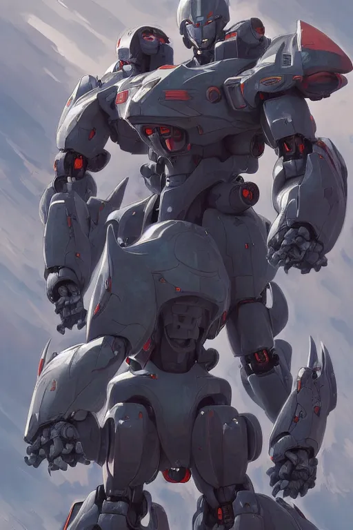 Image similar to portrait of joe biden as super mecha anime robot, joe biden, joe biden, intricate, highly detailed, smooth, artstation, digital illustration by ruan jia and mandy jurgens and artgerm and wayne barlowe and greg rutkowski and zdislav beksinski