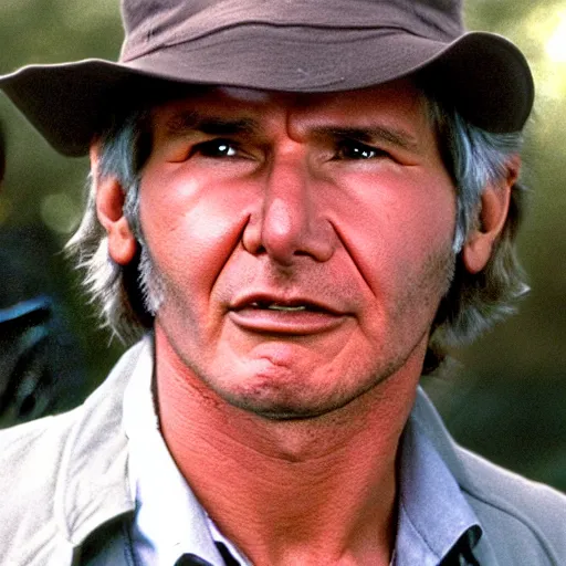 Image similar to harrison ford sneezing