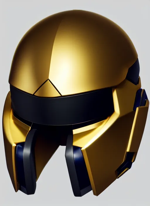 Prompt: product photo of nike branded gundam helmet, highly detailed, octane render, vray, shimmering, glossy, Fvckrender, ray tracing reflections, diffraction grading, lumen reflections, golden ratio, incandescent, rule of thirds