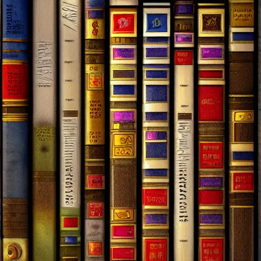 Image similar to close up of a wizard\'s bookshelf, colorful, rule of thirds, award winning, extreme detail, photorealistic digital art, trending on artstation, -W 1088