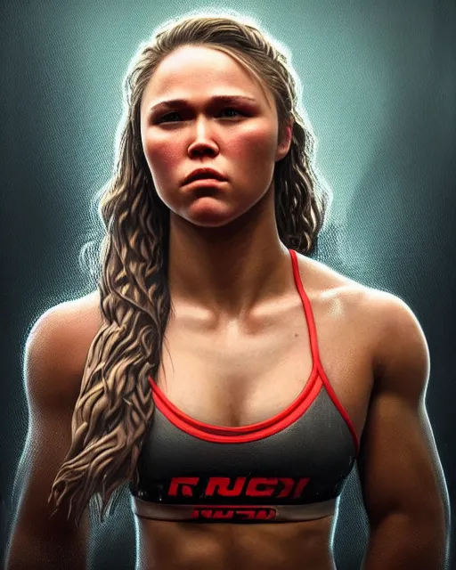 ronda rousey, beauty portrait, ornate, Stable Diffusion OpenArt