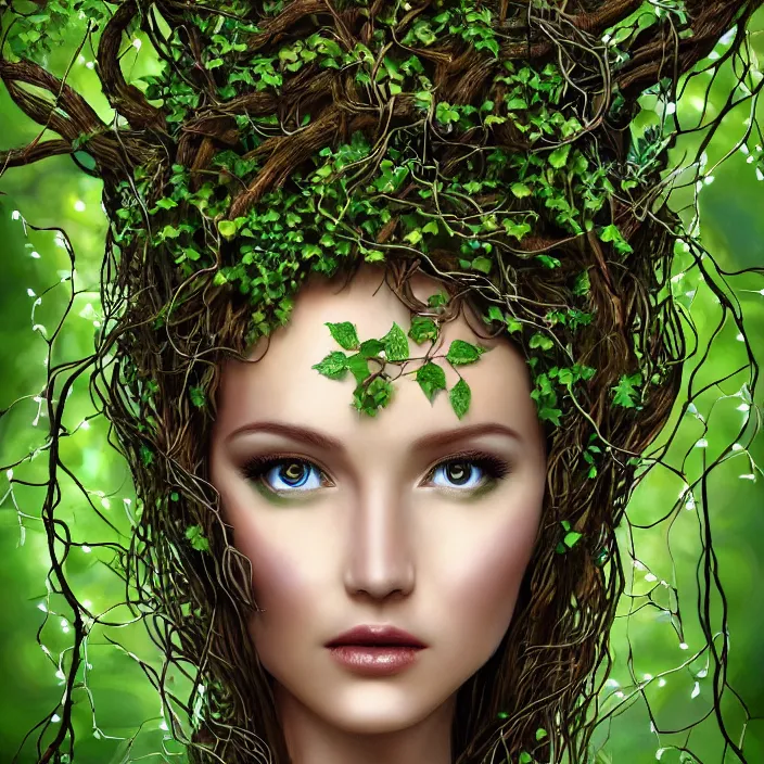 beautiful artificial intelligence nature goddess | Stable Diffusion ...