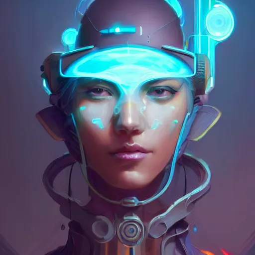 Prompt: a portrait of a beautiful cybernetic nomad, cyberpunk concept art by pete mohrbacher and wlop and artgerm and josan gonzales, digital art, highly detailed, intricate, sci-fi, sharp focus, Trending on Artstation HQ, deviantart, unreal engine 5, 4K UHD image