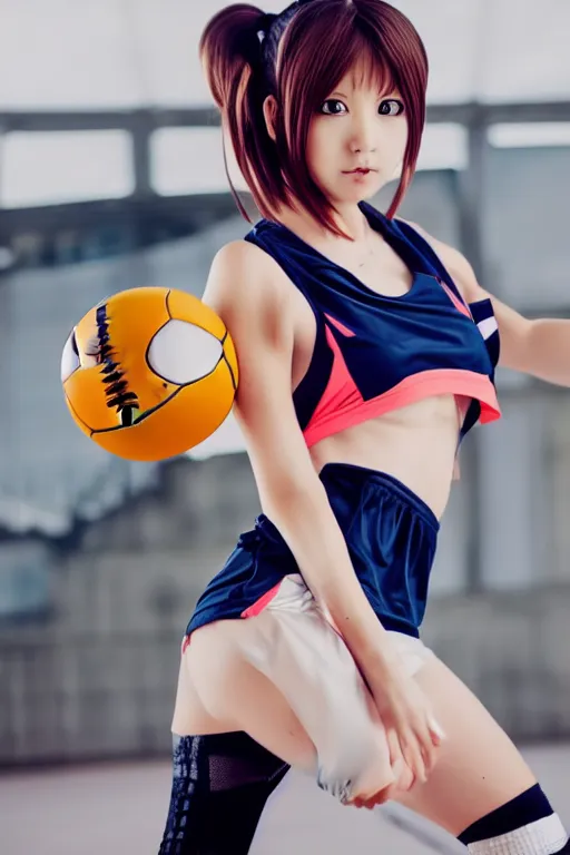 Image similar to pretty anime lady wearing sports clothes