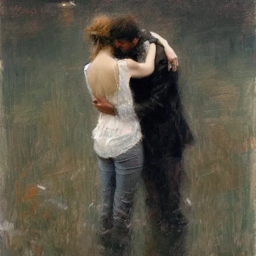 Prompt: the kiss, ron hicks