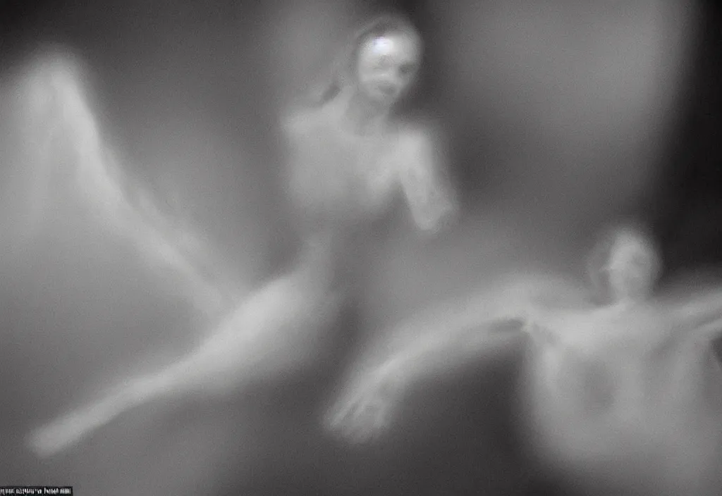 Image similar to spirit leaving the body captured on camera